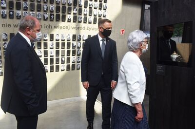 12.07.2021. Obchody Dnia Walki i Męczeństwa Wsi Polskiej w Michniowie. Fot. Katarzyna Pronobis (IPN)