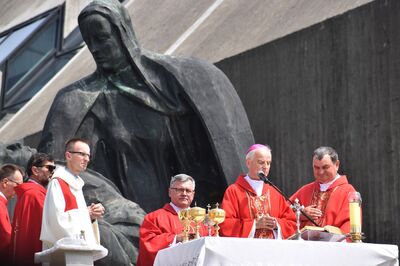 12.07.2021. Obchody Dnia Walki i Męczeństwa Wsi Polskiej w Michniowie. Fot. Katarzyna Pronobis (IPN)