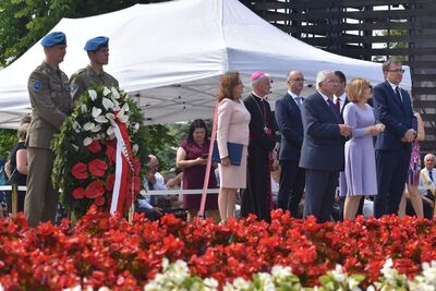 12.07.2021. Obchody Dnia Walki i Męczeństwa Wsi Polskiej w Michniowie. Fot. Katarzyna Pronobis (IPN)