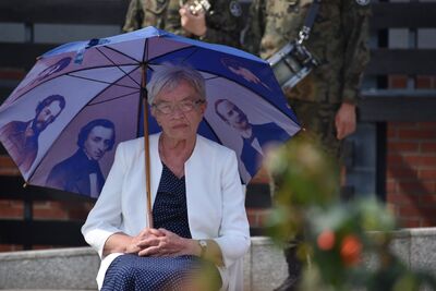 12.07.2021. Obchody Dnia Walki i Męczeństwa Wsi Polskiej w Michniowie. Fot. Katarzyna Pronobis (IPN)