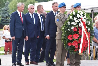 12.07.2021. Obchody Dnia Walki i Męczeństwa Wsi Polskiej w Michniowie. Fot. Katarzyna Pronobis (IPN)