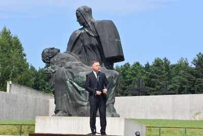 12.07.2021. Obchody Dnia Walki i Męczeństwa Wsi Polskiej w Michniowie. Fot. Katarzyna Pronobis (IPN)