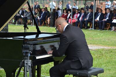 2 sierpnia 2021. Europejski Dzień Pamięci o Holokauście Romów. Fot. Janusz Ślęzak (IPN)