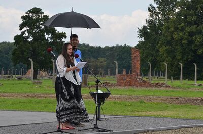 2 sierpnia 2021. Europejski Dzień Pamięci o Holokauście Romów. Fot. Janusz Ślęzak (IPN)