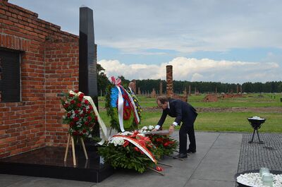 2 sierpnia 2021. Europejski Dzień Pamięci o Holokauście Romów. Fot. Janusz Ślęzak (IPN)