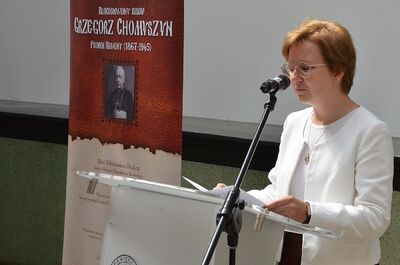 Wystawa o bł. bp. Grzegorzu Chomyszynie na Przystanku Historia IPN w Krakowie. Fot. Janusz Ślęzak (IPN)