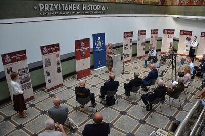 Wystawa o bł. bp. Grzegorzu Chomyszynie na Przystanku Historia IPN w Krakowie. Fot. Janusz Ślęzak (IPN)