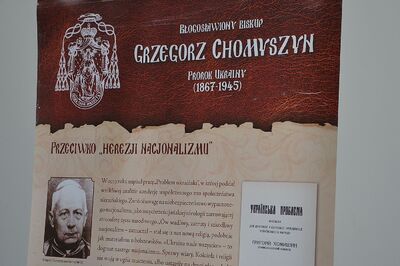 Wystawa o bł. bp. Grzegorzu Chomyszynie na Przystanku Historia IPN w Krakowie. Fot. Janusz Ślęzak (IPN)