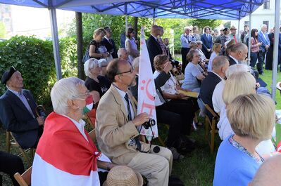 Odsłonięcie pomnika Pála Telekiego w Krakowie. Fot. Janusz Ślęzak (IPN)