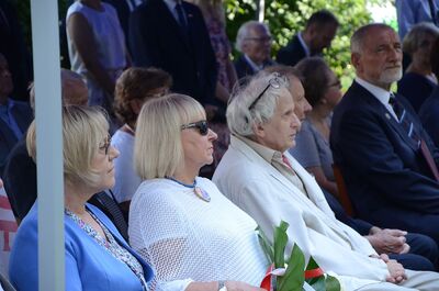 Odsłonięcie pomnika Pála Telekiego w Krakowie. Fot. Janusz Ślęzak (IPN)