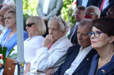 Odsłonięcie pomnika Pála Telekiego w Krakowie. Fot. Janusz Ślęzak (IPN)