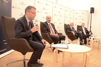 Odsłonięcie pomnika Pála Telekiego w Krakowie. Fot. Janusz Ślęzak (IPN)