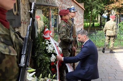 75. rocznica rozbicia więzienia św. Michała w Krakowie. Fot. Janusz Ślęzak (IPN)