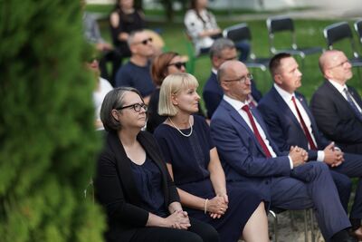 W Nagłowicach upamiętniono Pawła Jasienicę. Fot. Michał Zawisza (IPN)