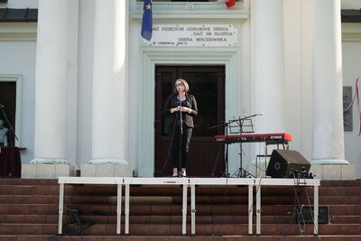 W Nagłowicach upamiętniono Pawła Jasienicę. Fot. Michał Zawisza (IPN)