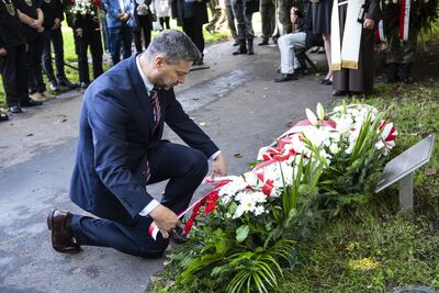 W Krakowie uczczono 75. rocznicę śmierci Danuty Siedzikówny „Inki”. Fot. Agnieszka Masłowska (IPN)