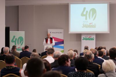 40. rocznica rejestracji NSZZ RI „Solidarność” w Krakowie - fot. Żaneta Wierzgacz (IPN)