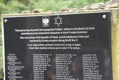 W Rabce odsłonięto tablicę upamiętniającą Żydów – ofiary Holokaustu. Fot. IPN