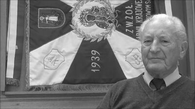 mjr Zbigniew Obtułowicz „Sarat” (1929-2021). Fot. Józef Wieczorek