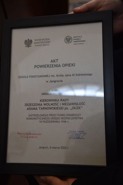 Uroczystości w Jangrocie. Fot. IPN