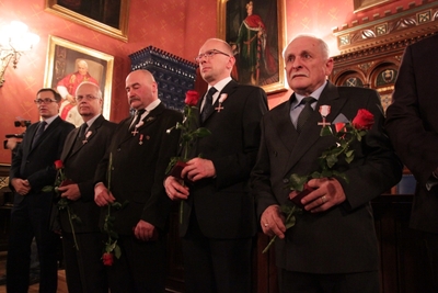 Uroczystość wręczenia Krzyży Wolności i Solidarności – Kraków, 8 listopada 2016