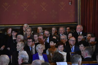 Uroczystość wręczenia odznaczeń członkom SKS na Uniwersytecie Jagiellońskim, 13 maja 2017. Fot. Andrzej Kalinowski