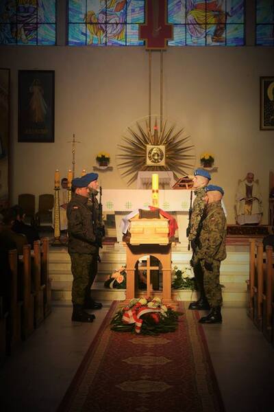 Uroczystości pogrzebowe śp. Ludwika Machalskiego „Mnicha”