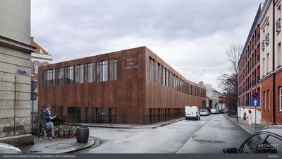 Wizualizacja nowej siedziby Oddziału IPN w Krakowie