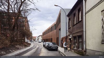 Wizualizacja nowej siedziby Oddziału IPN w Krakowie