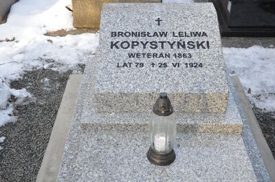 IPN odnowił grób powstańca styczniowego Bronisława Kopystyńskiego. Fot. Janusz Ślęzak (IPN)