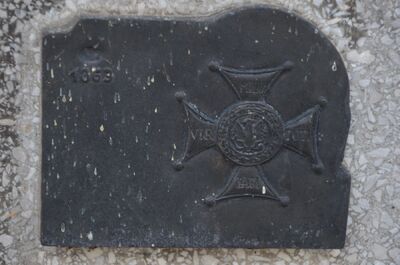 Grób powstańca styczniowego Ludomira Benedyktowicza. Fot. Janusz Ślęzak (IPN)