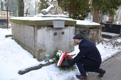 Grób powstańca styczniowego Ludomira Benedyktowicza. Fot. Janusz Ślęzak (IPN)