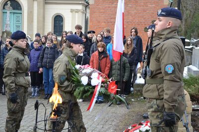 161. rocznica wybuchu powstania styczniowego. Uroczystość na cmentarzu Rakowickim. Fot. Janusz Ślęzak (IPN)