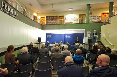 Promocja piątego tomu „Encyklopedii Solidarności” w Krakowie. Fot. Janusz Ślęzak (IPN)