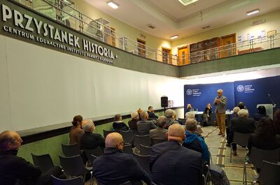 Promocja piątego tomu „Encyklopedii Solidarności” w Krakowie. Fot. Janusz Ślęzak (IPN)