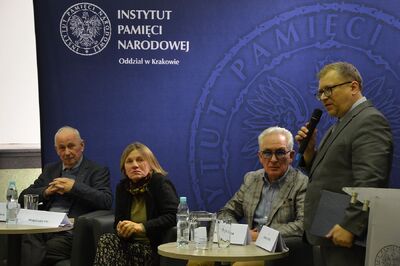 Promocja piątego tomu „Encyklopedii Solidarności” w Krakowie. Fot. Janusz Ślęzak (IPN)