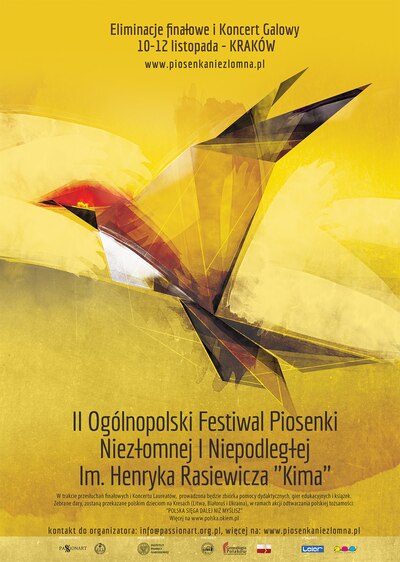 Finał Festiwalu Piosenki Niezłomnej i Niepodległej im. Henryka Rasiewicza KIMA