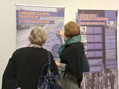 Instytut Polski w Budapeszcie. Wystawa „Armia Krajowa”. Fot. Janusz Ślęzak (IPN)