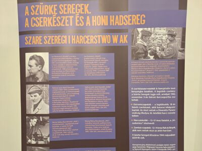 Instytut Polski w Budapeszcie. Wystawa „Armia Krajowa”. Fot. Janusz Ślęzak (IPN)