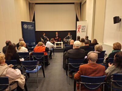 „Przystanku Historia” Budapeszt. Dyskusja historyków. Fot. Janusz Ślęzak (IPN)