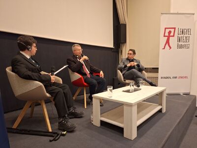 „Przystanku Historia” Budapeszt. Dyskusja historyków. Fot. Janusz Ślęzak (IPN)