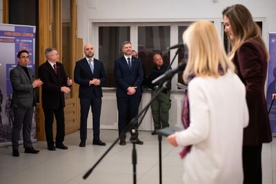 Przystanek Historia Budapeszt. Luty 2024. Fot. Agnieszka Masłowska (IPN)