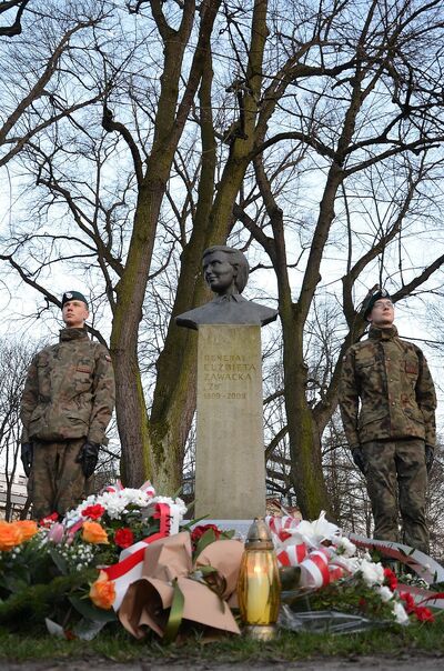 115. rocznica urodzin gen. Elżbiety Zawackiej. Fot. Janusz Ślęzak (IPN)