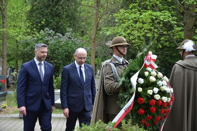Kierownictwo IPN uczciło w Krakowie ofiary katastrofy smoleńskiej. Fot. Janusz Ślęzak (IPN)