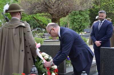 Kierownictwo IPN uczciło w Krakowie ofiary katastrofy smoleńskiej. Fot. Janusz Ślęzak (IPN)