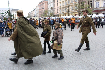 Uczestnicy Przemarszu Wyklętych
