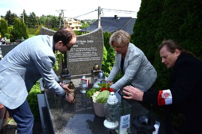 Grób mjr. Mieczysława Żurka „Szumnego”. Fot. Janusz Ślęzak (IPN)