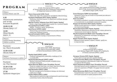 III Międzynarodowe seminarium aktualnych problemów archiwistyki, IPN Lublin