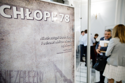 Wystawa radomskiego IPN „Chłopi ’78” w Sejmie RP – Warszawa, 11 września 2018. Fot. Sławek Kasper (IPN)