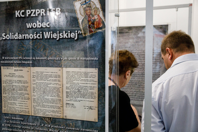 Wystawa radomskiego IPN „Chłopi ’78” w Sejmie RP – Warszawa, 11 września 2018. Fot. Sławek Kasper (IPN)